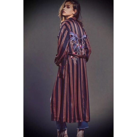 Free People Atrium Duster Jacket S - Picture 3 of 8